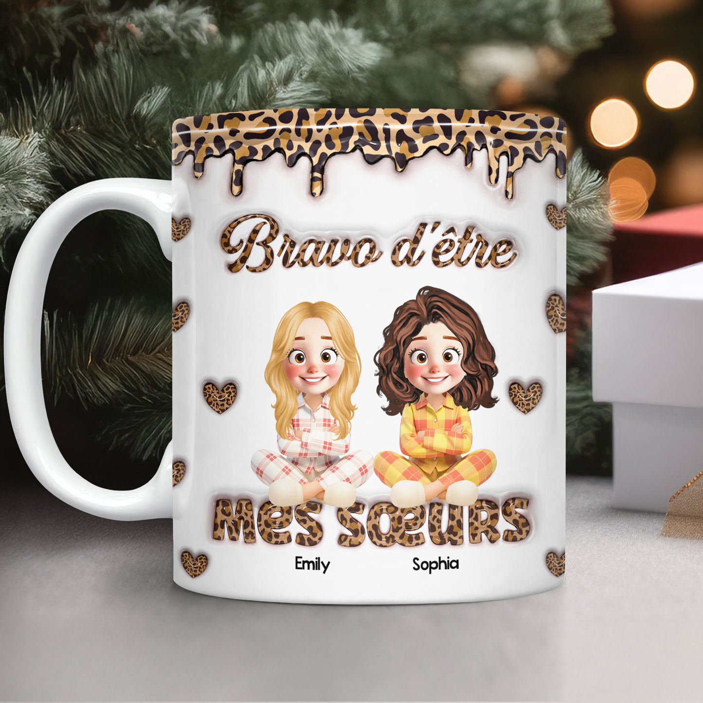 Bravo D’être - Mug Personnalisé 3D Gonflé Effet