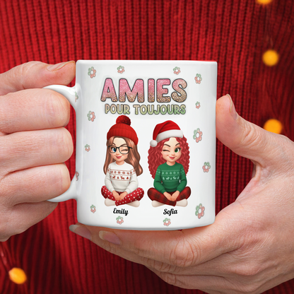 Pour Toujours  Mug Personnalisé 3D Gonflé Effet