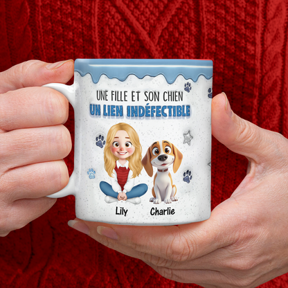Un Lien Indéfectible - Mug Personnalisé 3D Gonflé Effet