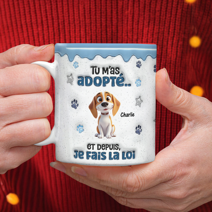 Je Fais La loi 3D Effet- Mug Personnalisé 3D Gonflé Effet