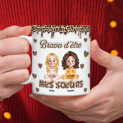 Bravo D’être - Mug Personnalisé 3D Gonflé Effet