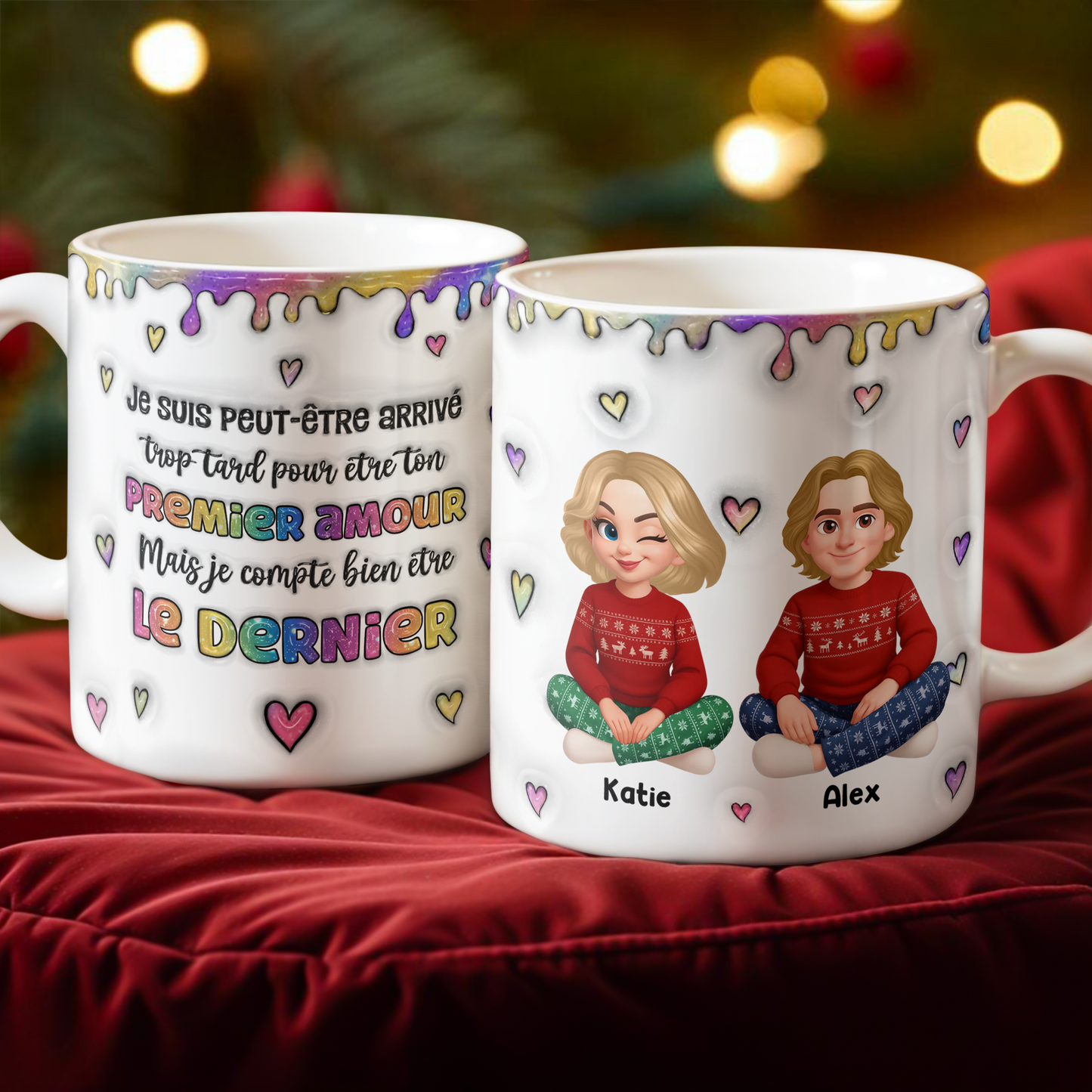 Mais Je Compte Bien Être Le Dernier - Mug Personnalisé 3D Gonflé Effet