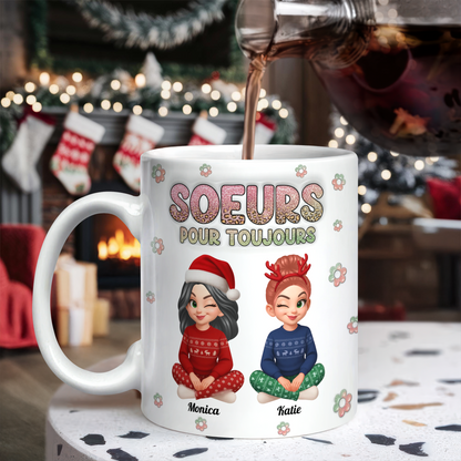 Pour Toujours  Mug Personnalisé 3D Gonflé Effet