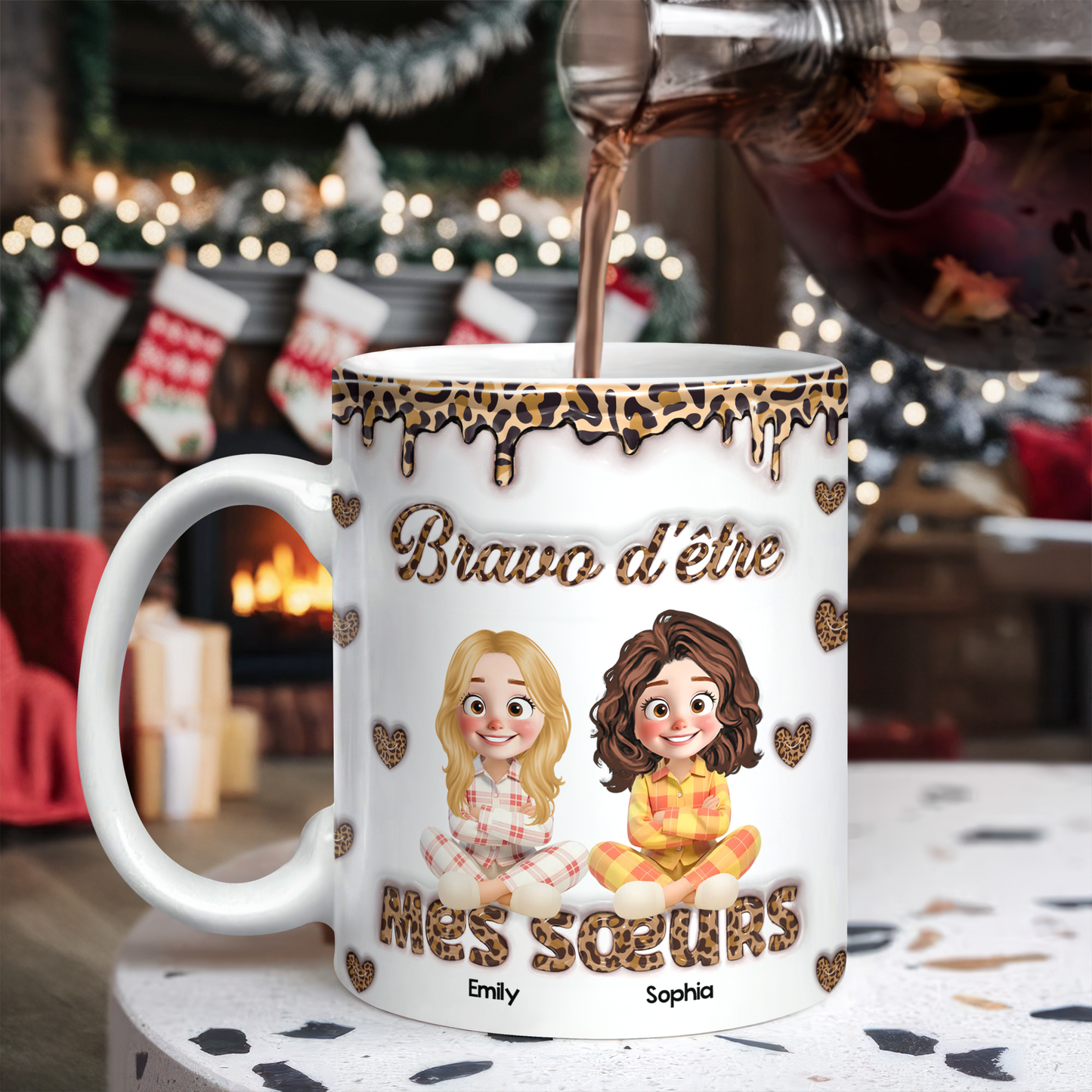 Bravo D’être - Mug Personnalisé 3D Gonflé Effet