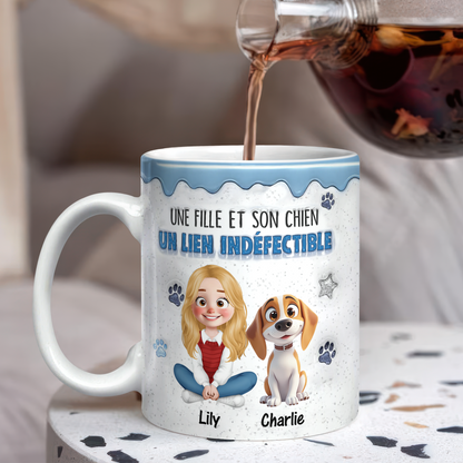 Un Lien Indéfectible - Mug Personnalisé 3D Gonflé Effet