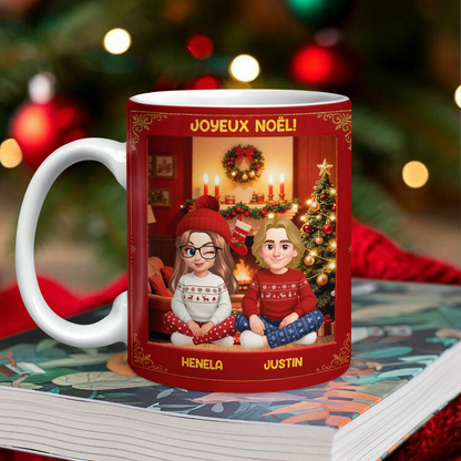 3D Joyeux Noël ! - Mug Personnalisé 3D Gonflé Effet