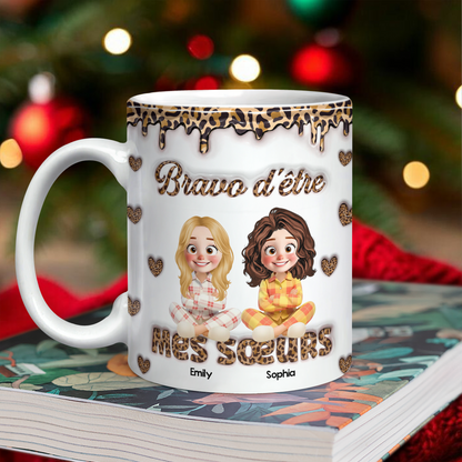 Bravo D’être - Mug Personnalisé 3D Gonflé Effet