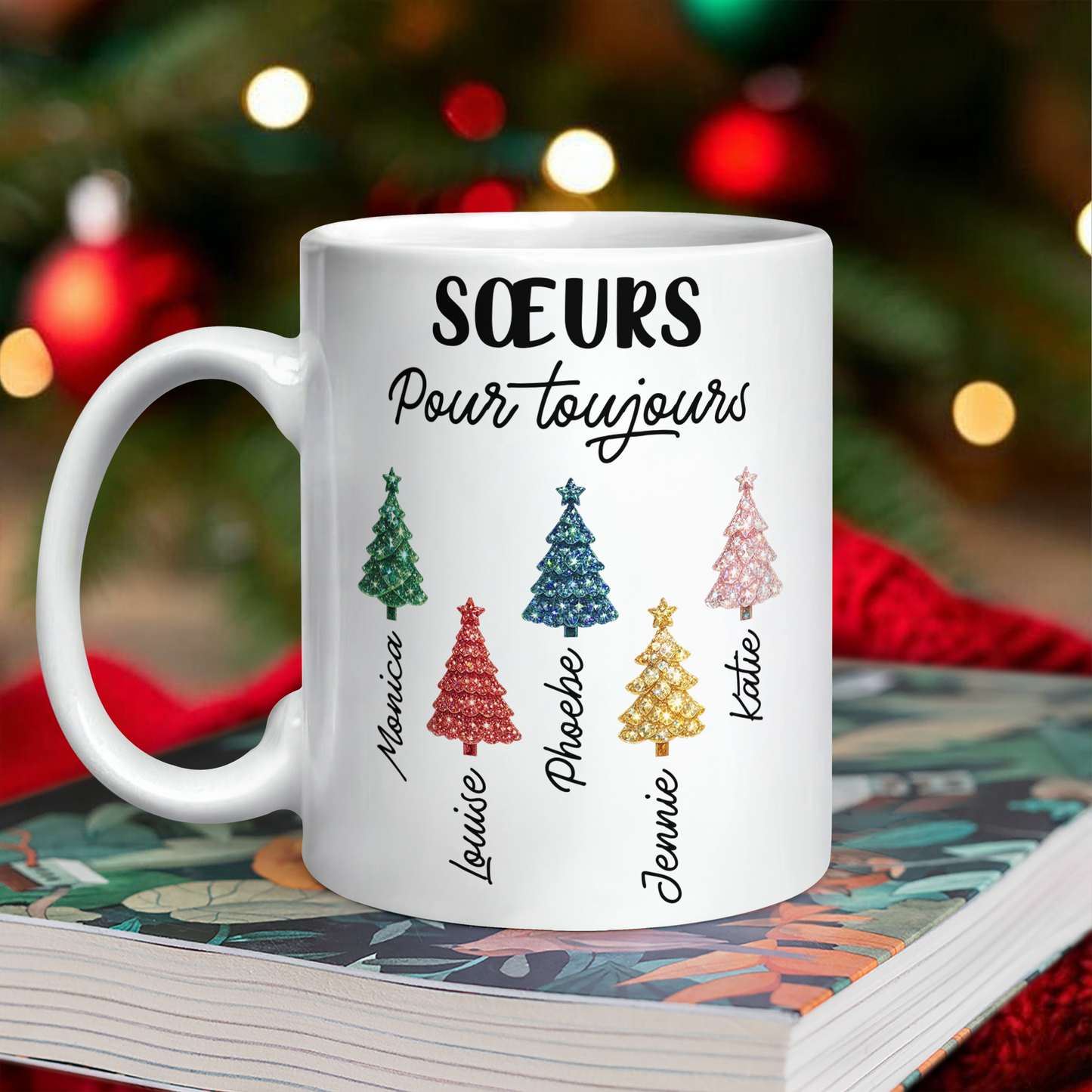 Sœurs Amies Pour toujours - Mug Personnalisé