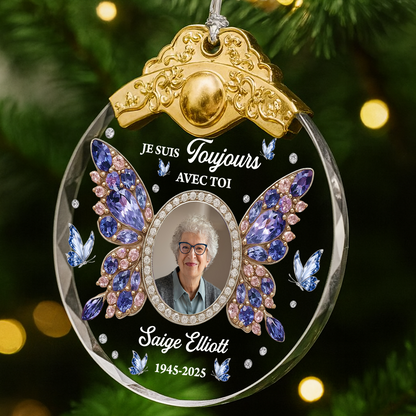 Noël Ornement Je Suis Toujours Avec Toi – Ornement Photo Personnalisé