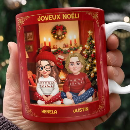 3D Joyeux Noël ! - Mug Personnalisé 3D Gonflé Effet