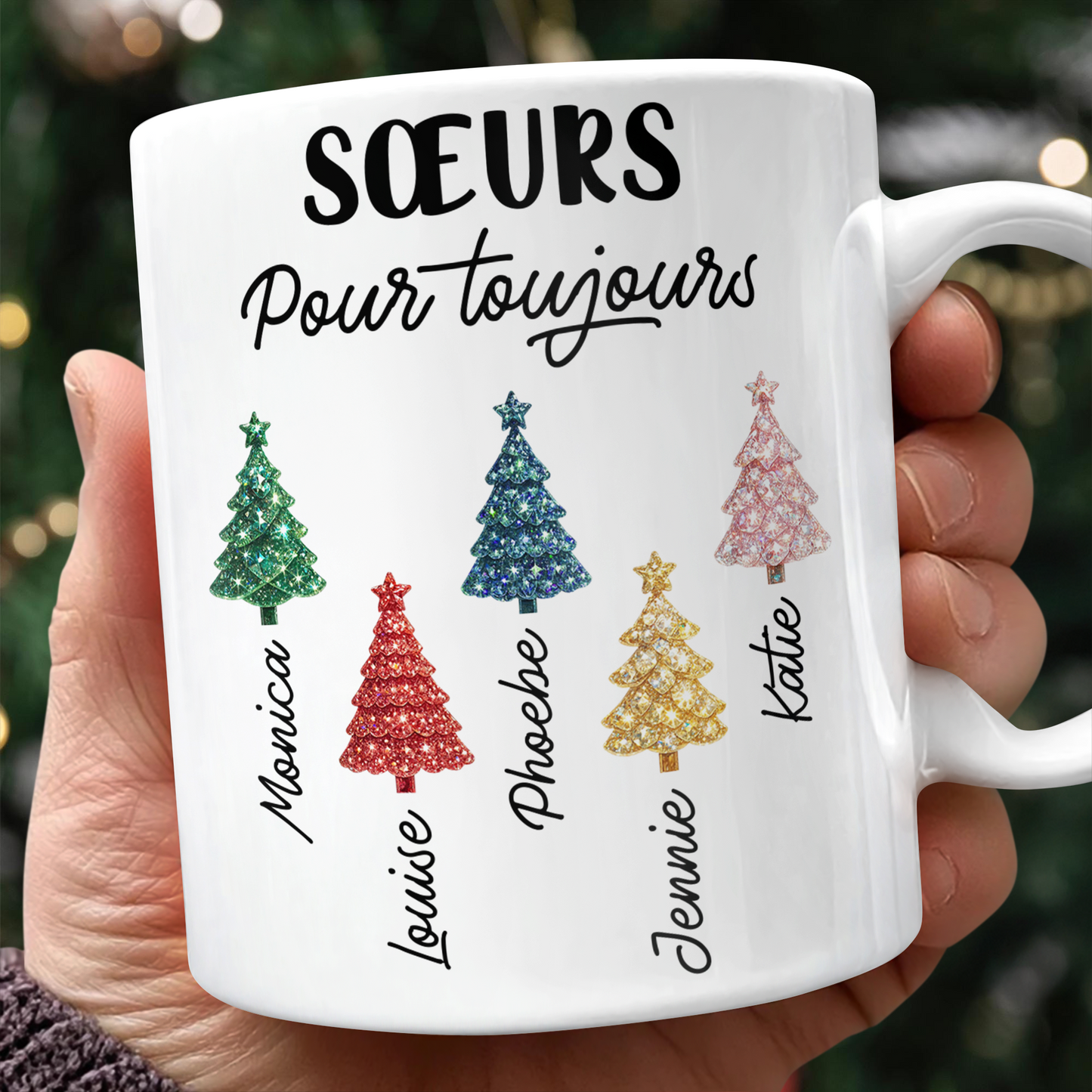 Sœurs Amies Pour toujours - Mug Personnalisé