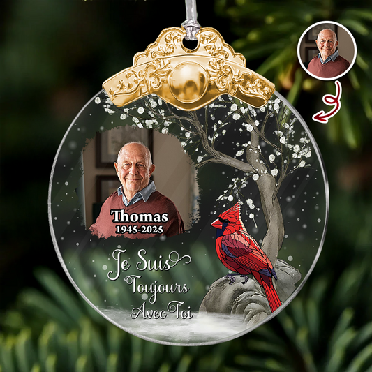 Je Suis Toujours Avec Toi Noël – Ornement Photo Personnalisé