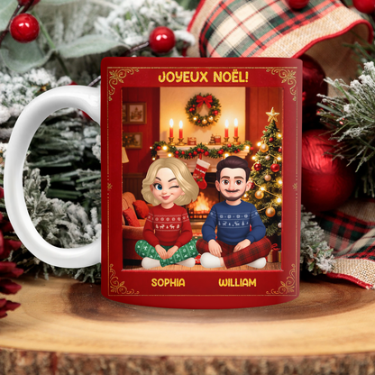 3D Joyeux Noël ! - Mug Personnalisé 3D Gonflé Effet