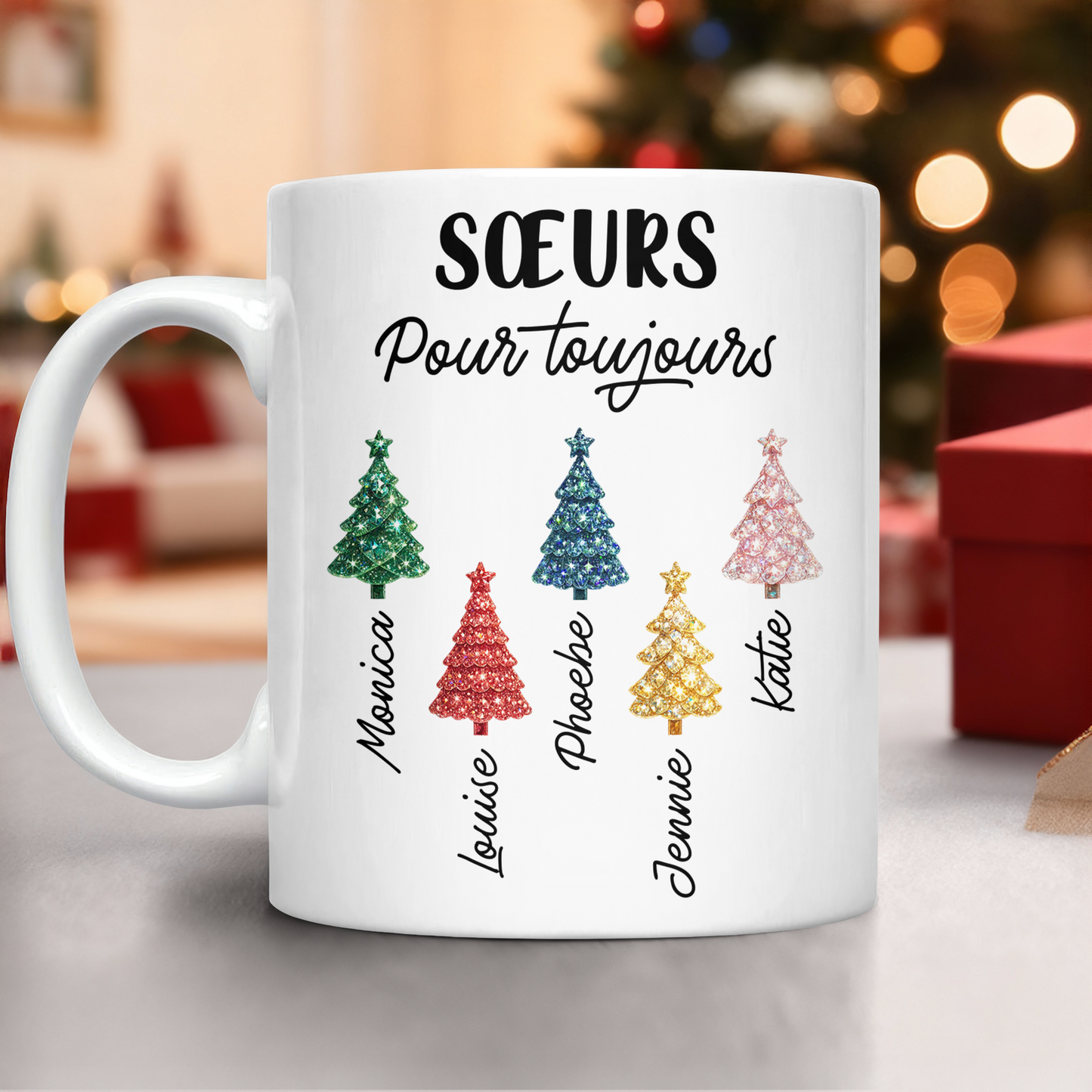Sœurs Amies Pour toujours - Mug Personnalisé