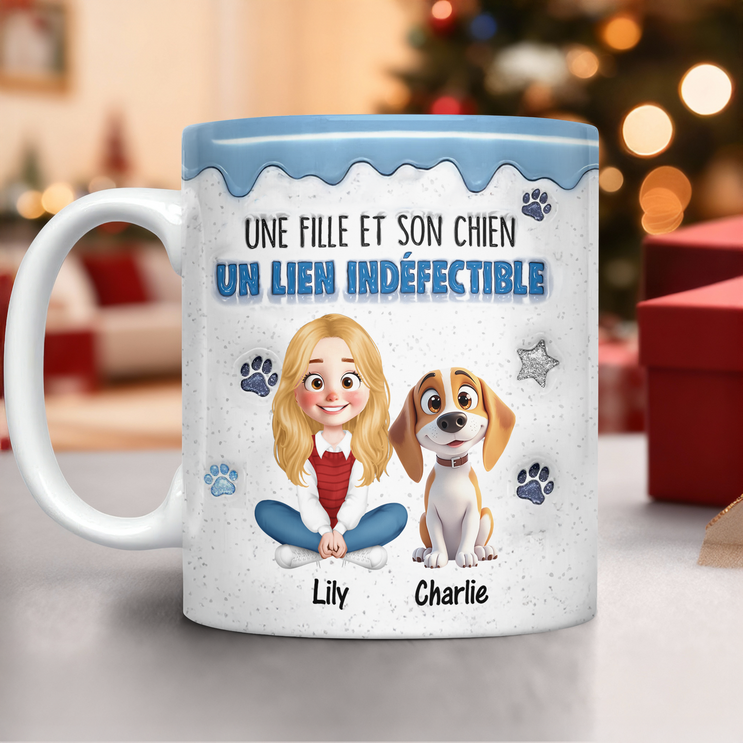 Un Lien Indéfectible - Mug Personnalisé 3D Gonflé Effet