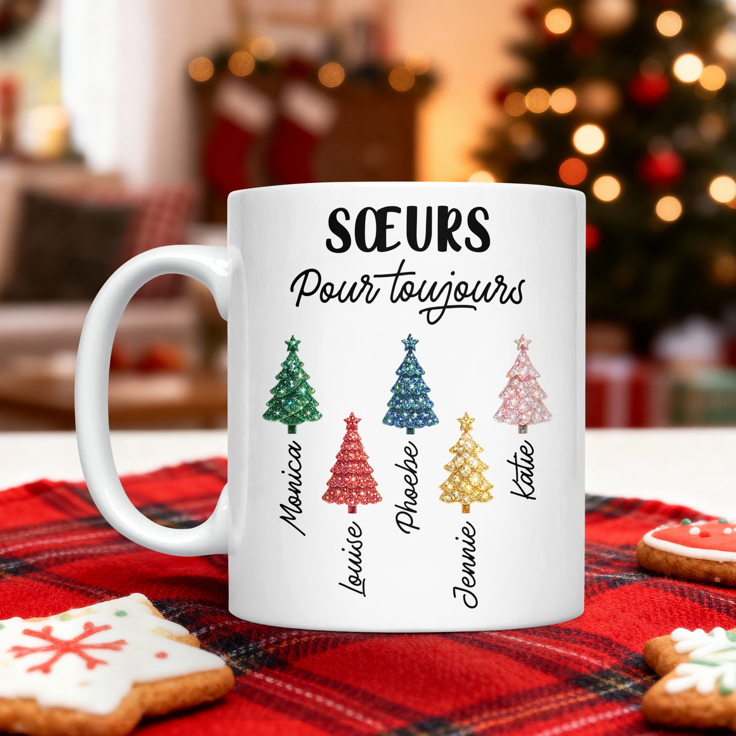 Sœurs Amies Pour toujours - Mug Personnalisé