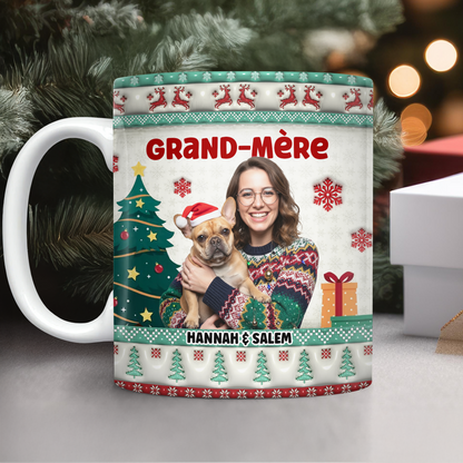 Grand-mère - Mug Personnalisé 3D Gonflé Effet
