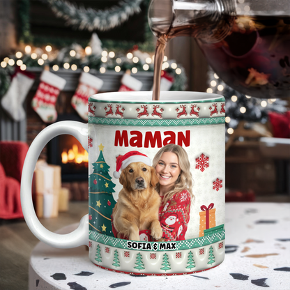 Grand-mère - Mug Personnalisé 3D Gonflé Effet