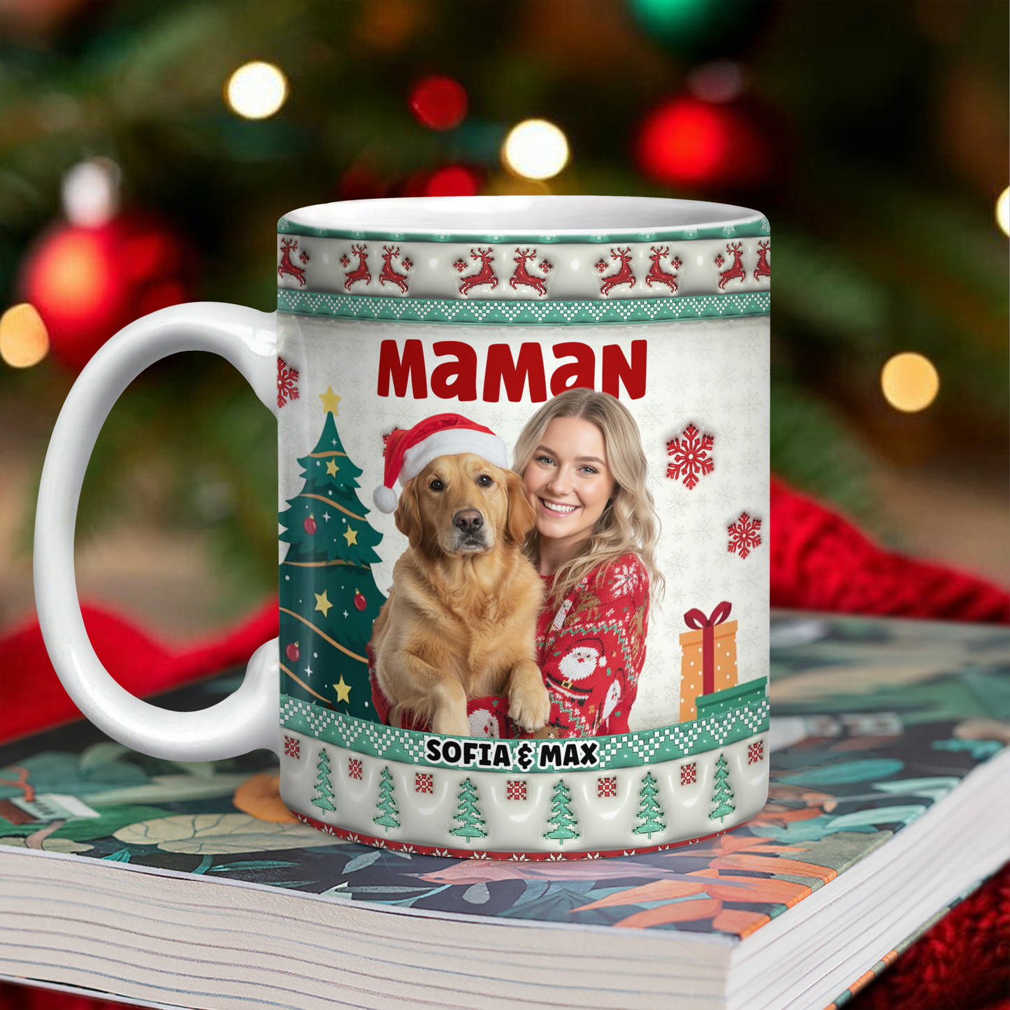 Grand-mère - Mug Personnalisé 3D Gonflé Effet