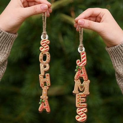 Ornement De Noël En Bois – Modèle À Deux Couches