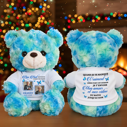 Photo Soit Doux Comme Tes Câlins - Ours En Peluche en T-shirt Personnalisé avec Photo