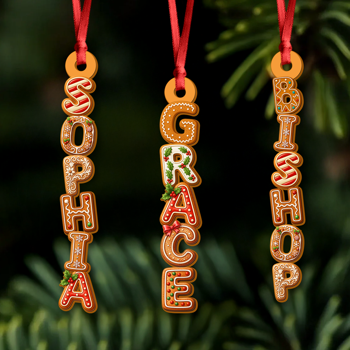 Ornement De Noël En Bois – Modèle À Deux Couches