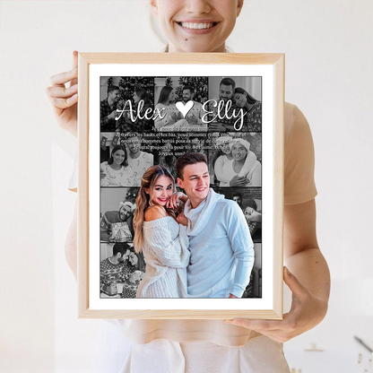 Je T'aime Lyrics - Impression Sur Toile Personnalisée - Cadeau Familial
