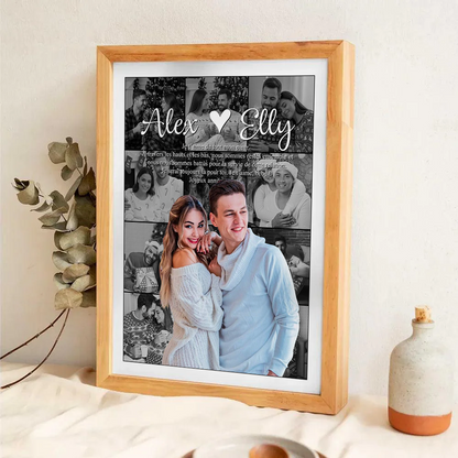 Je T'aime Lyrics - Impression Sur Toile Personnalisée - Cadeau Familial