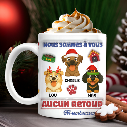 Je Suis À Vous   - Mug Personnalisé 3D Gonflé Effet